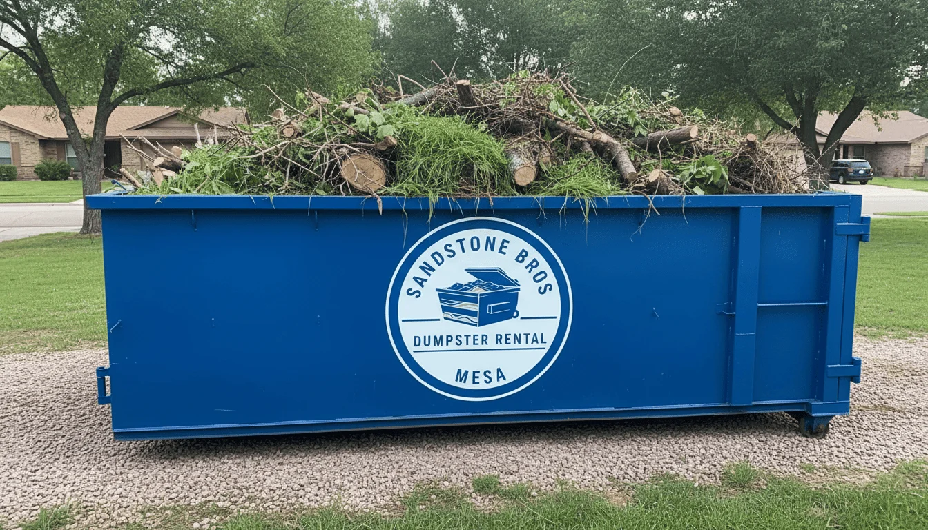 Yard Waste Dumpster Rental Mesa AZ-img
